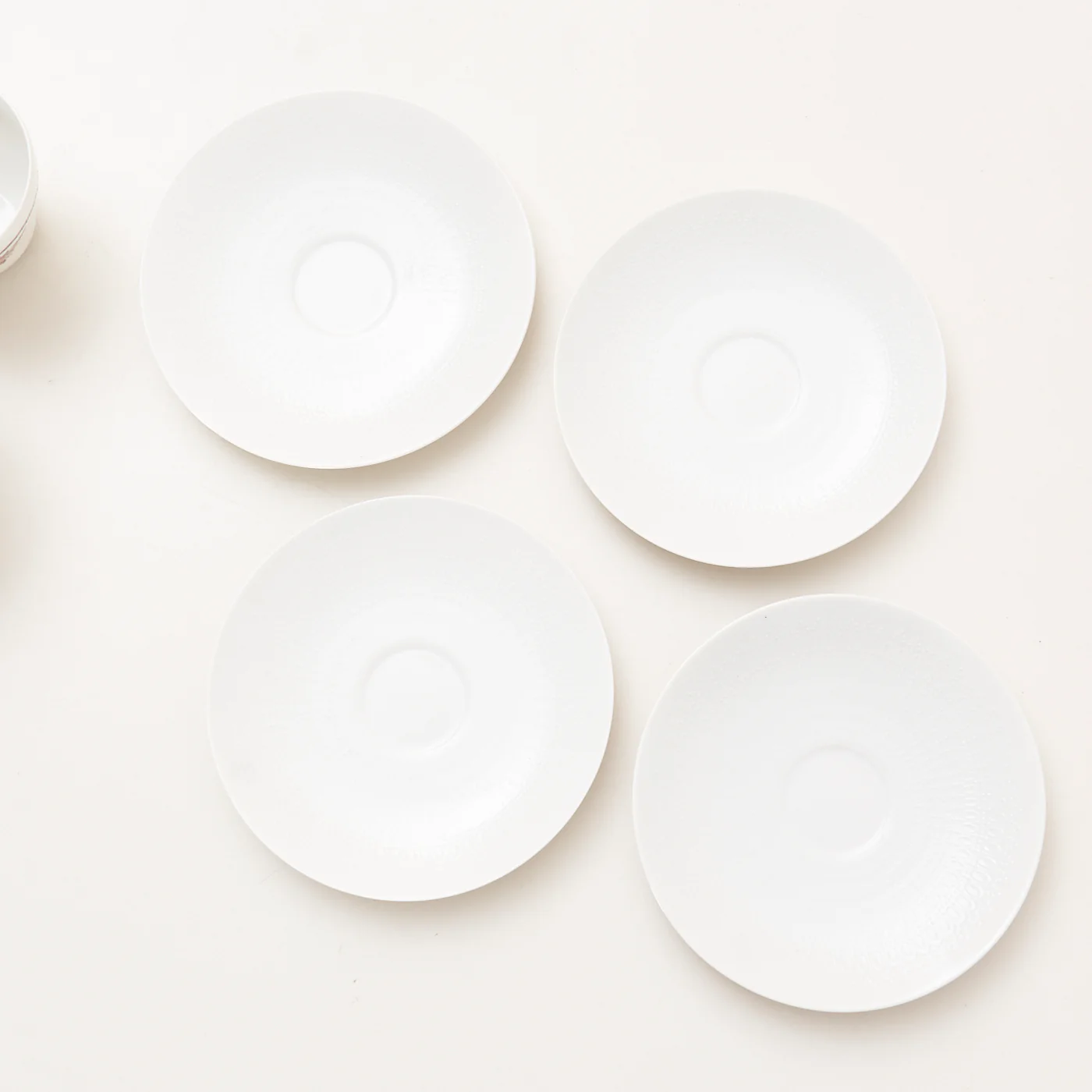 Set of 4 'Orchid Romance' Tea Cups & Saucers by Bjørn Wiinblad for Rosenthal, Germany - Image 4