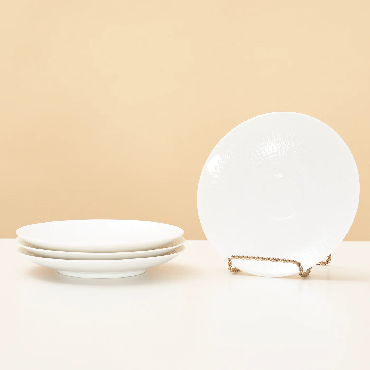 Set of 4 'Orchid Romance' Tea Cups & Saucers by Bjørn Wiinblad for Rosenthal, Germany - Image 7