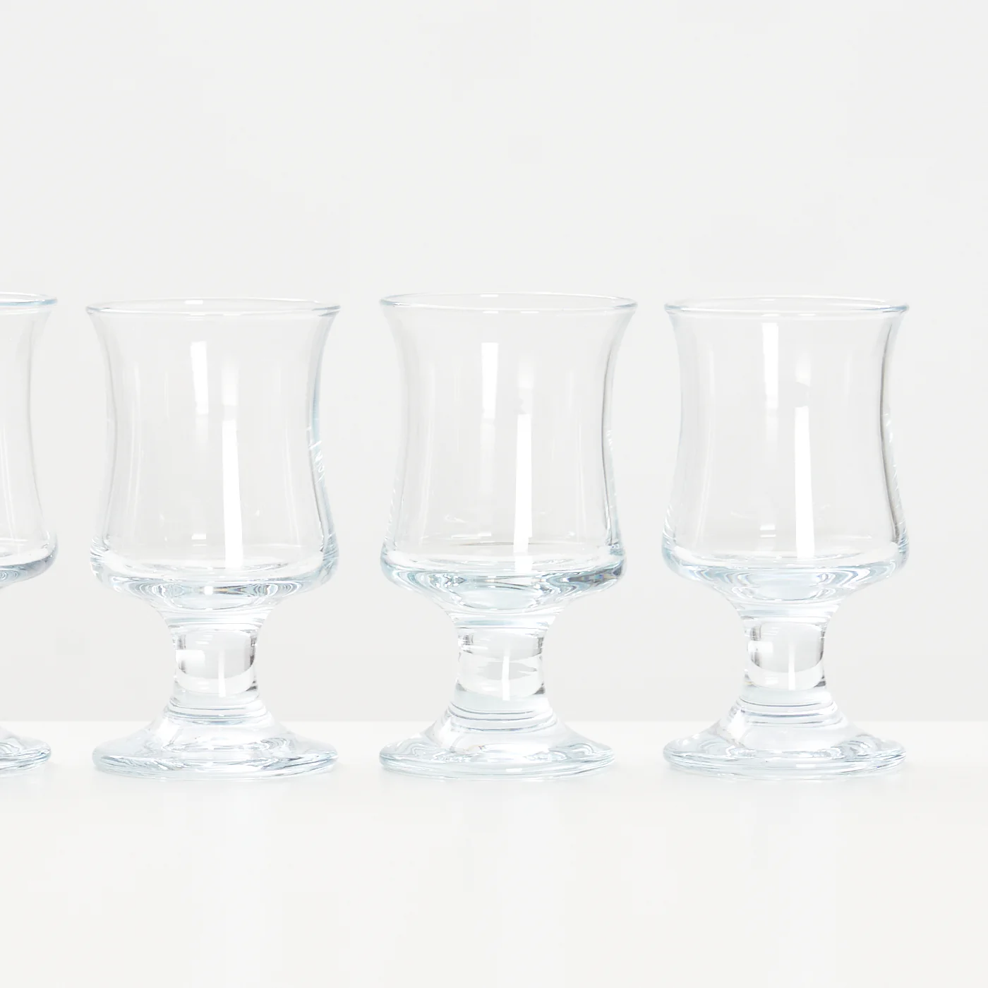 Set of 5 'Skibsglas' White Wine Glasses by Per Lütken for Holmegaard, Denmark - Image 4