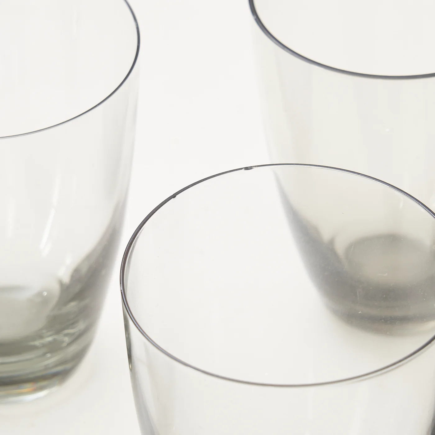 Set of 6 ‘Copenhagen’ Smoked Glass Water Glasses by Per Lütken for Holmegaard, Denmark - Image 6