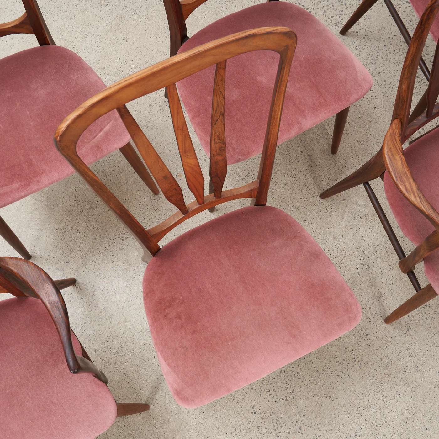 Set of 6 'Ingrid' Rosewood Dining Chairs by Niels Koefoed, Denmark - Image 10