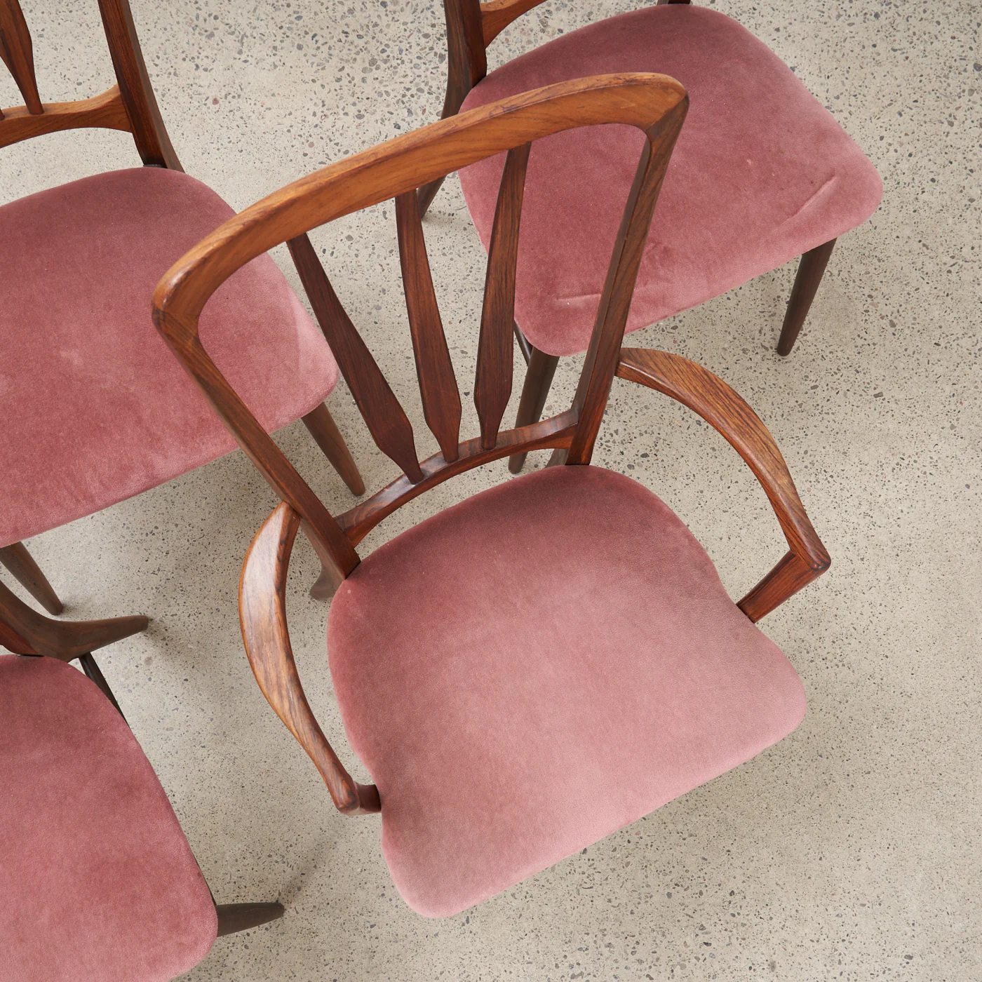 Set of 6 'Ingrid' Rosewood Dining Chairs by Niels Koefoed, Denmark - Image 11