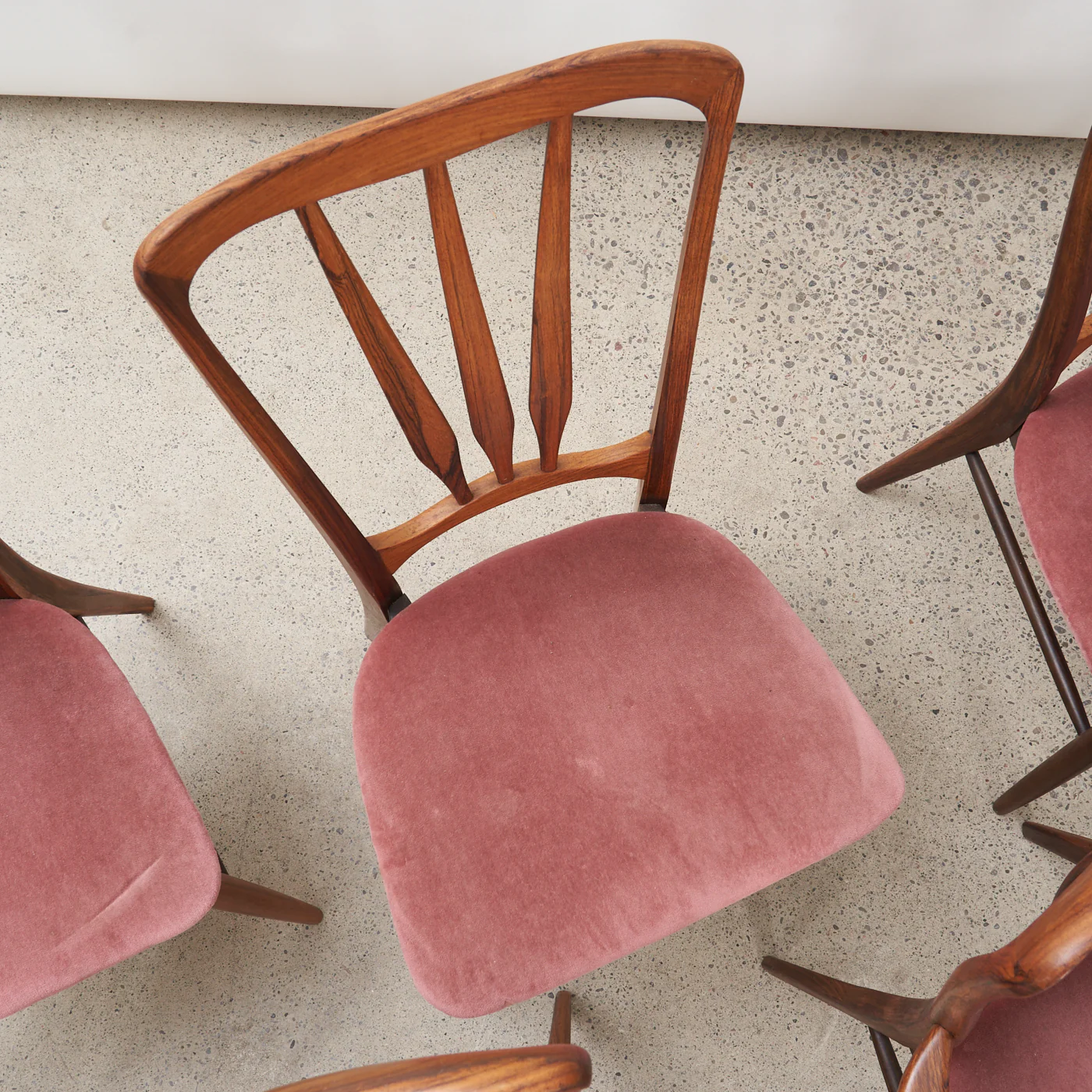 Set of 6 'Ingrid' Rosewood Dining Chairs by Niels Koefoed, Denmark - Image 14