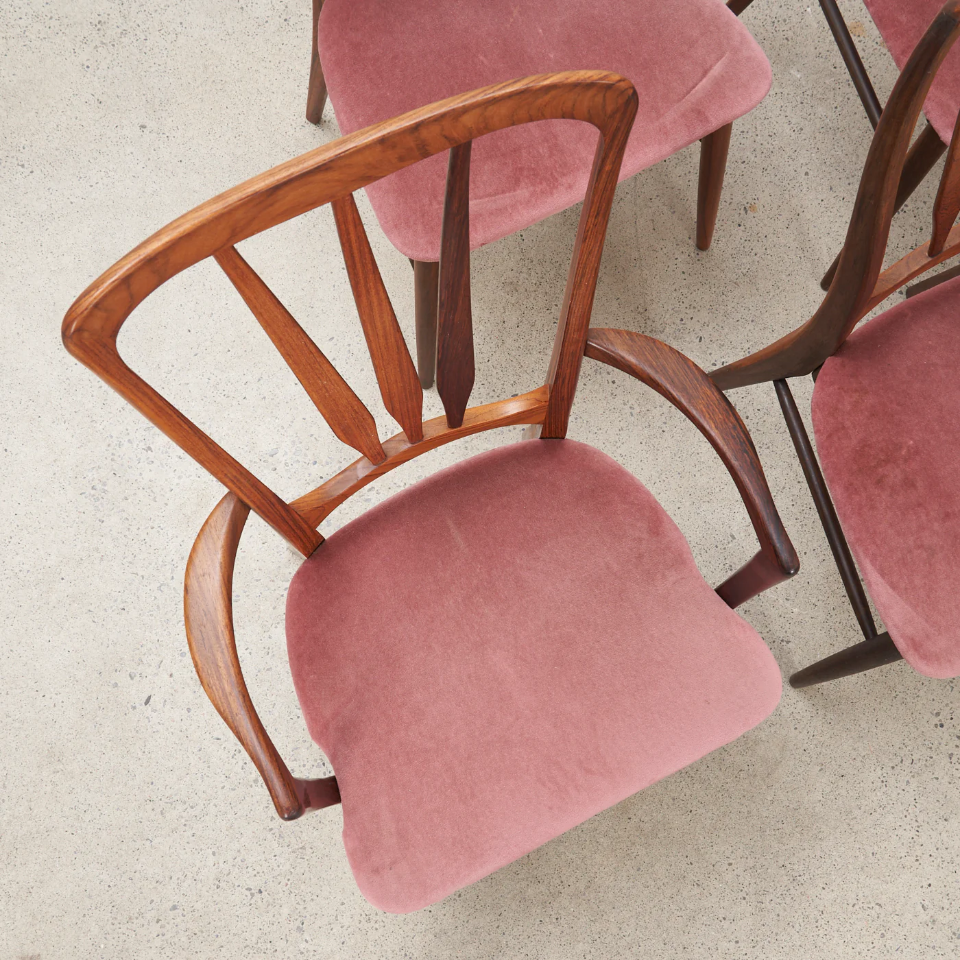 Set of 6 'Ingrid' Rosewood Dining Chairs by Niels Koefoed, Denmark - Image 9