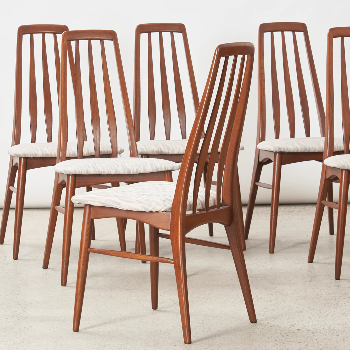 Set of 6 Teak 'Eva' Dining Chairs by Niels Koefoed, Denmark - Image 16