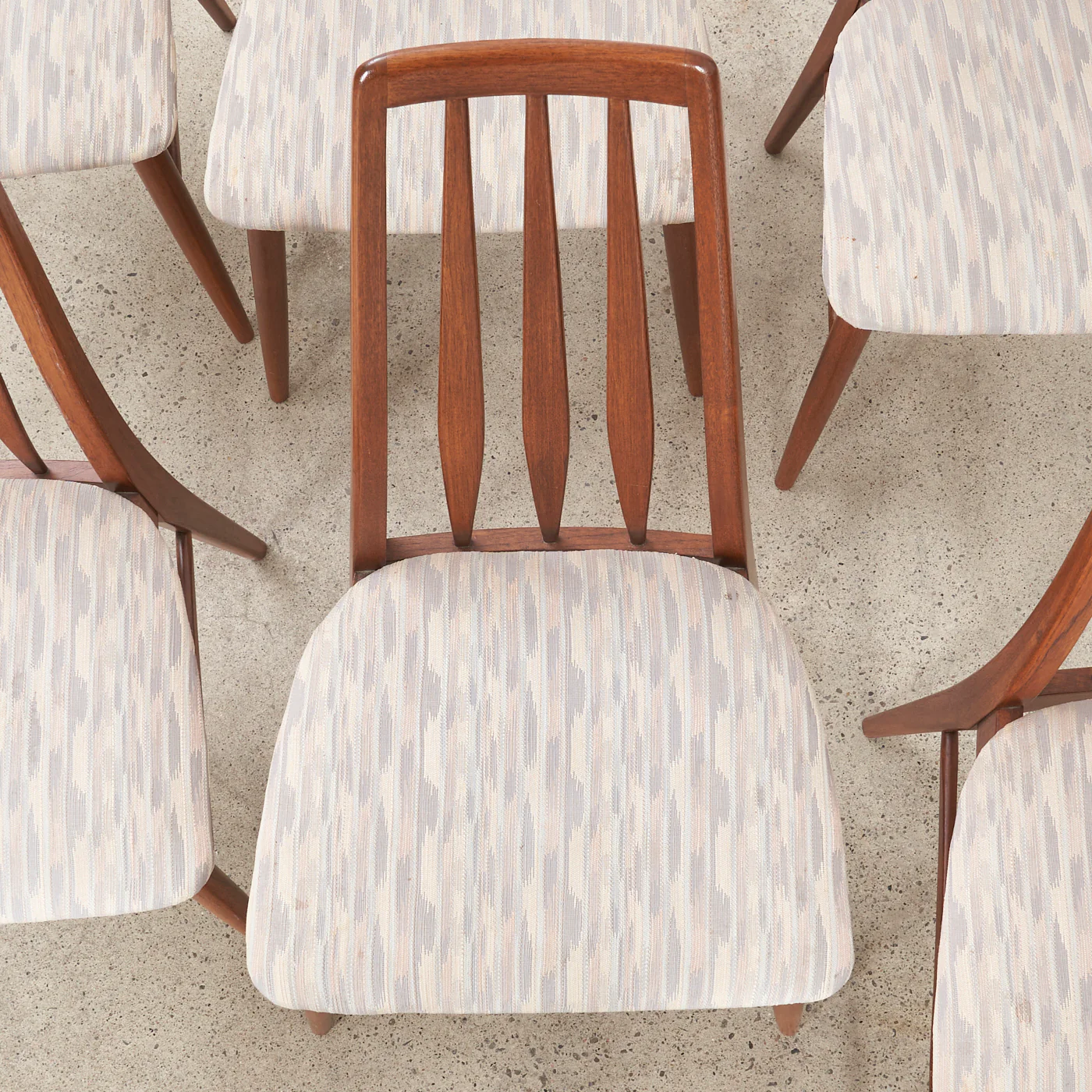 Set of 6 Teak 'Eva' Dining Chairs by Niels Koefoed, Denmark - Image 9