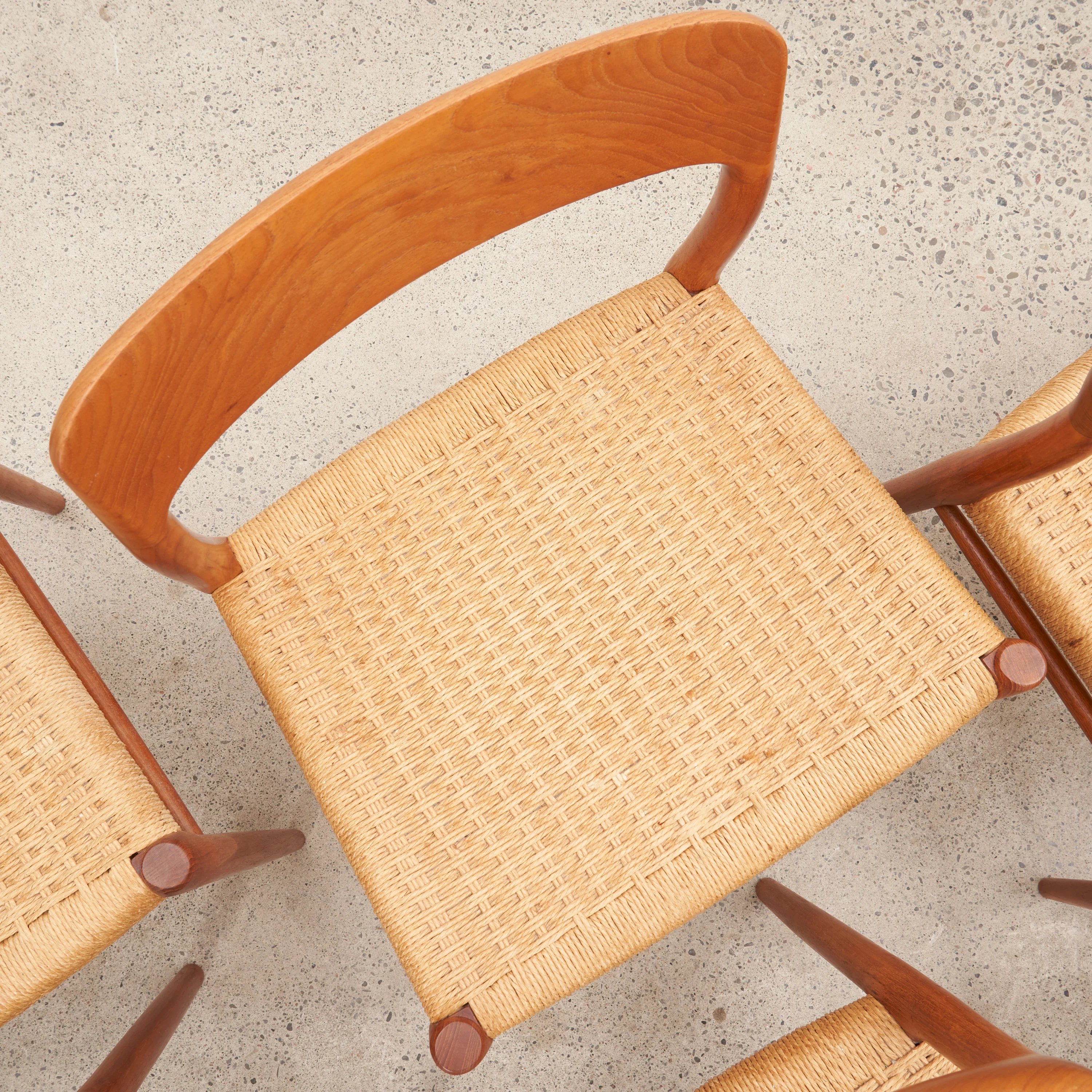 Set of 6 Teak 'Model 75' Dining Chairs by Niels O. Møller for J.L. Møllers Møbelfabrik - Image 8