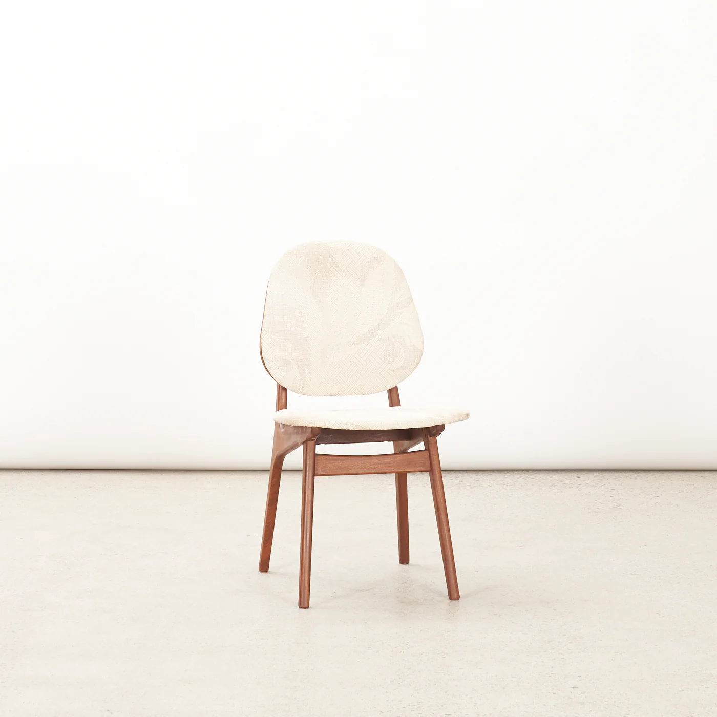 Set of 6 Teak Shield Back Dining Chairs by Arne Hovmand Olsen, Denmark - Image 2