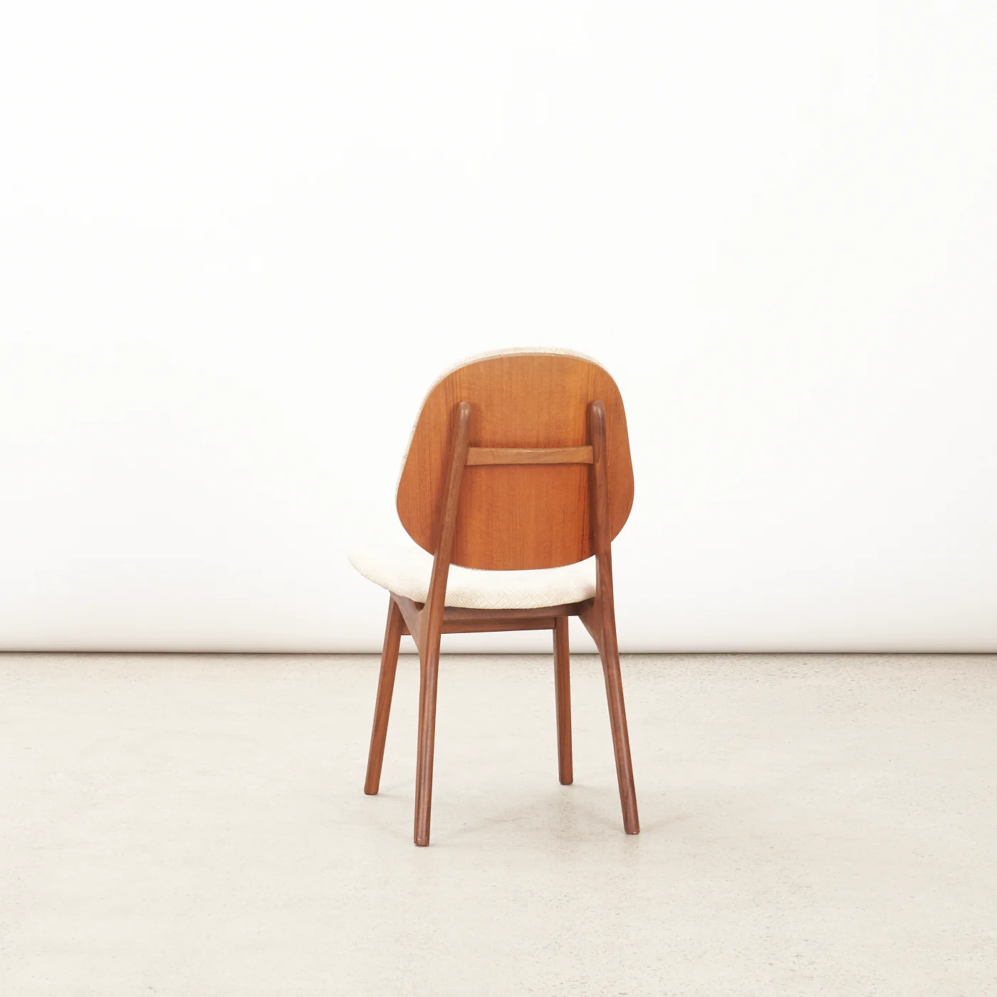 Set of 6 Teak Shield Back Dining Chairs by Arne Hovmand Olsen, Denmark - Image 3