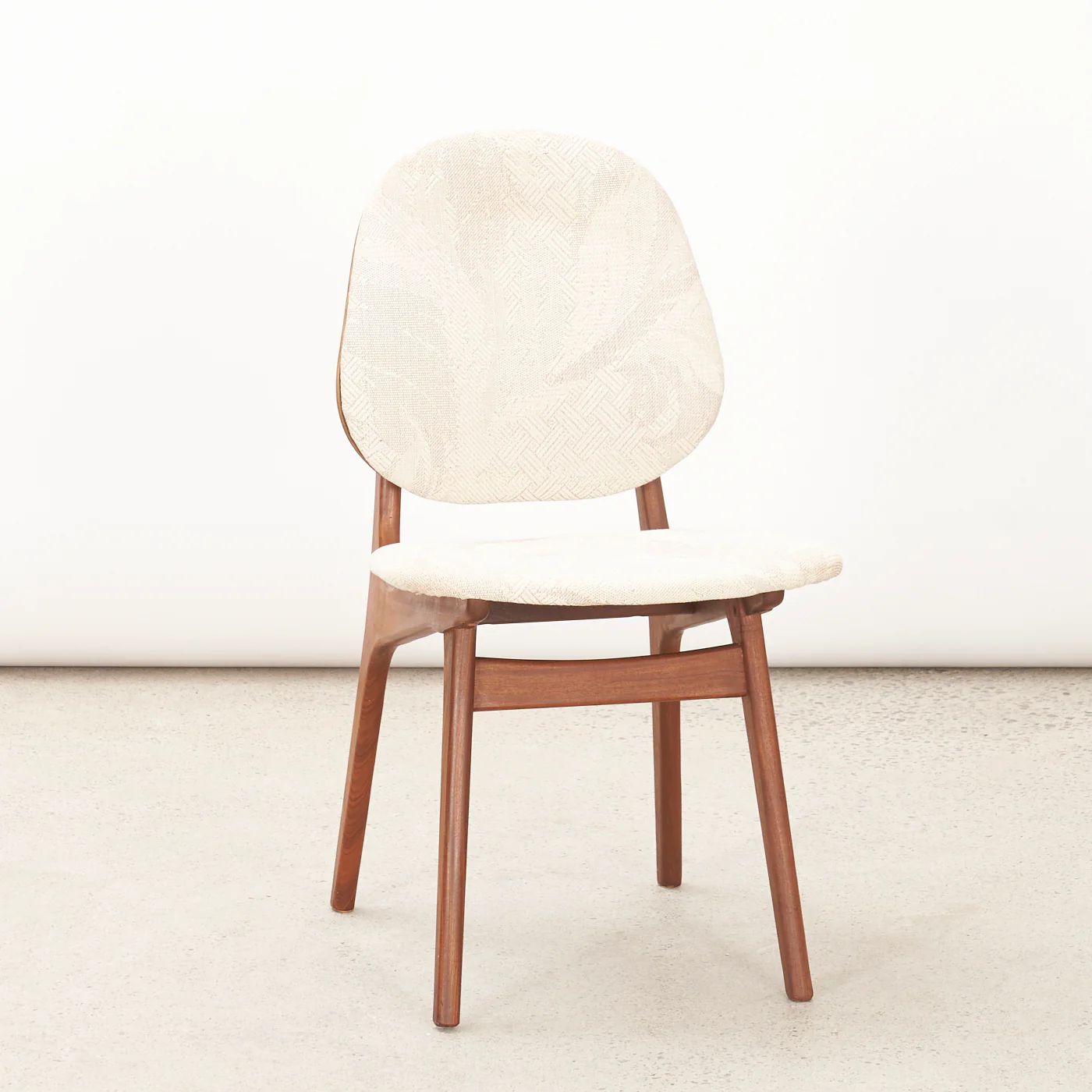 Set of 6 Teak Shield Back Dining Chairs by Arne Hovmand Olsen, Denmark - Image 4