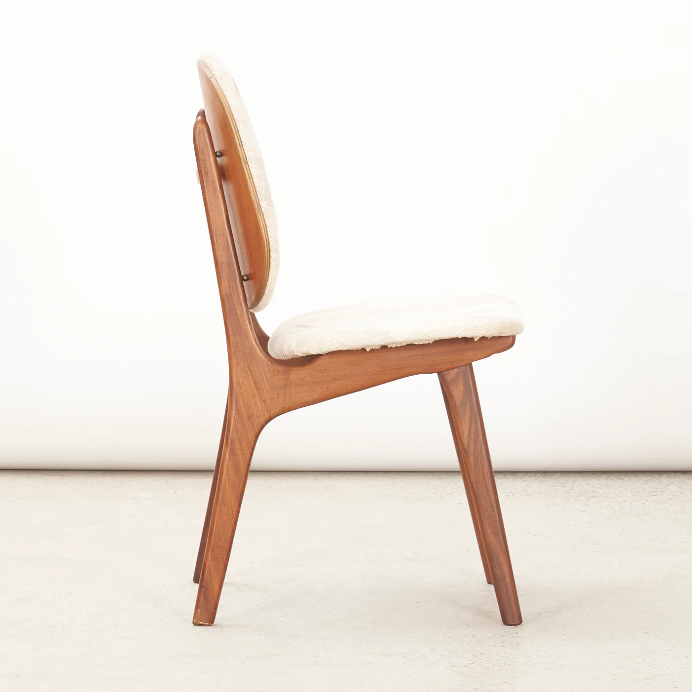 Set of 6 Teak Shield Back Dining Chairs by Arne Hovmand Olsen, Denmark - Image 6