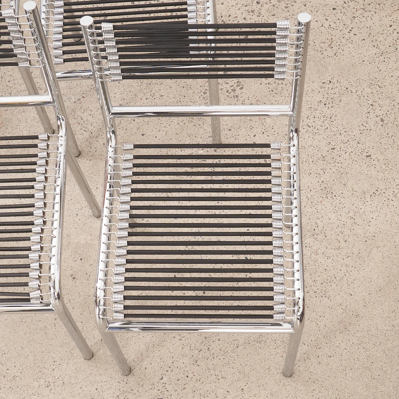 Set of 8 'Sandows' Chairs by René Herbst - Image 12