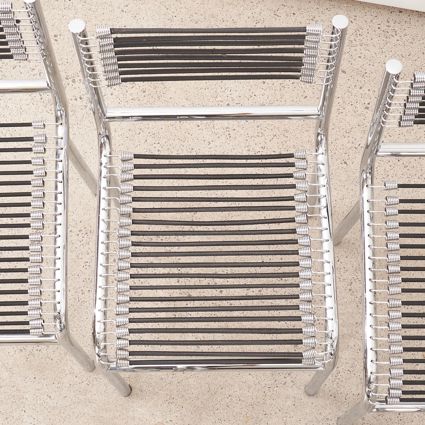 Set of 8 'Sandows' Chairs by René Herbst - Image 14