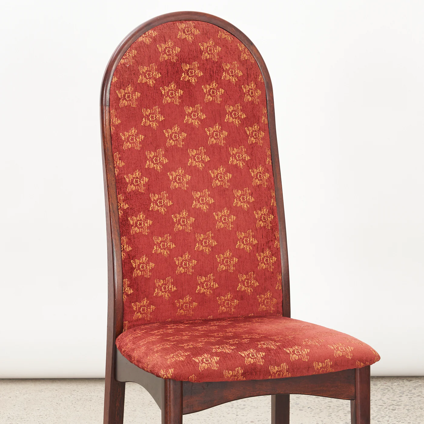 Single Rosewood High Back Dining Chair by Svegards, Sweden - Image 3