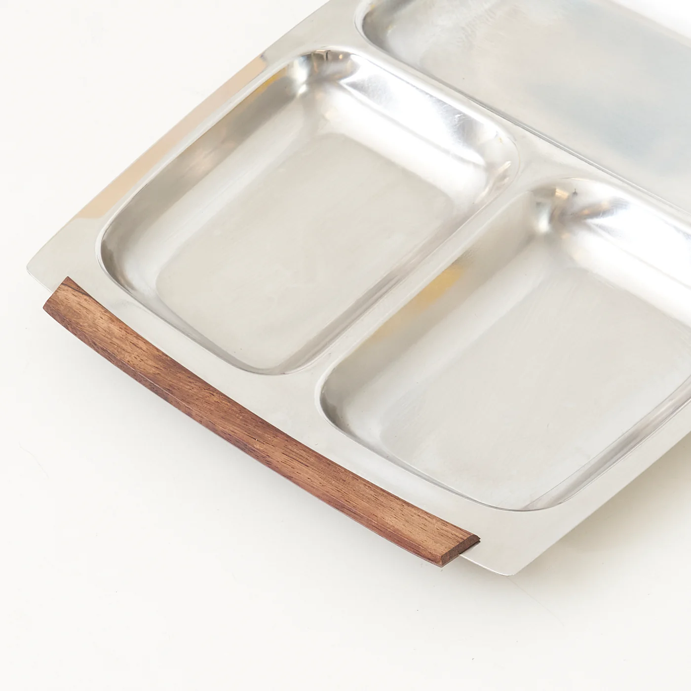 Stainless Steel Serving Tray by Lundtofte, Denmark - Image 3