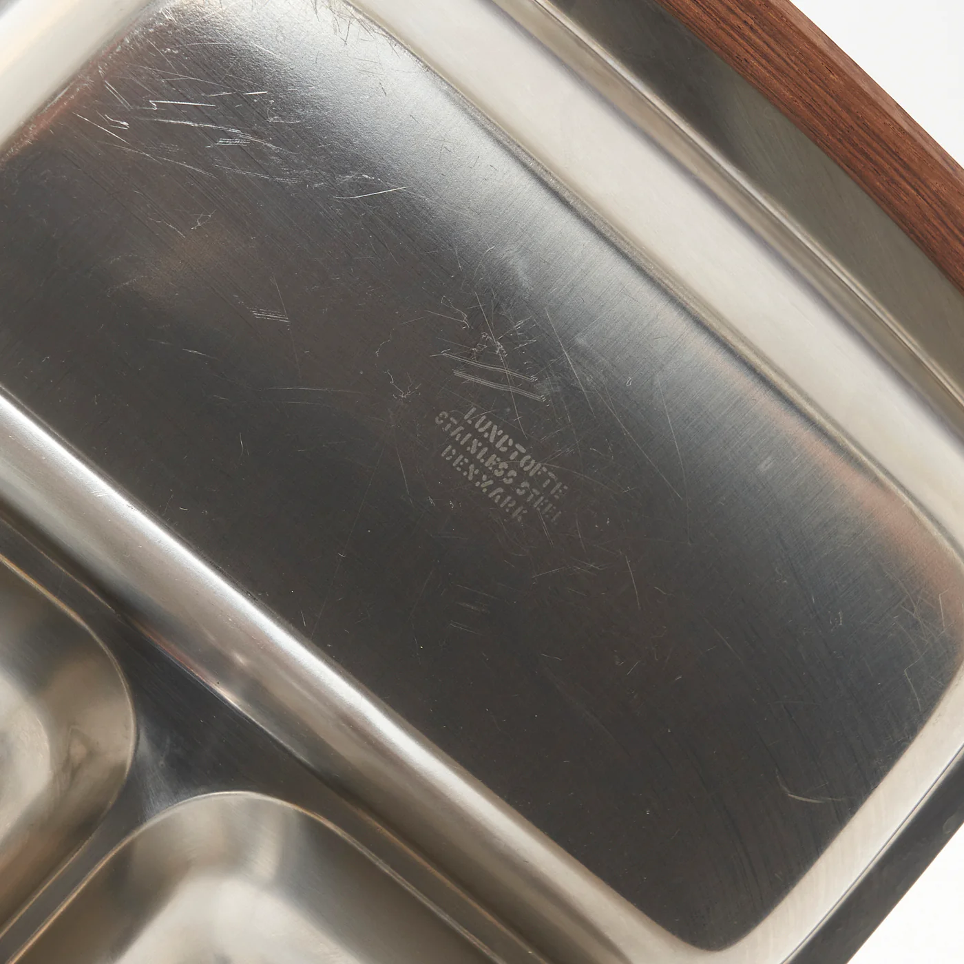 Stainless Steel Serving Tray by Lundtofte, Denmark - Image 6