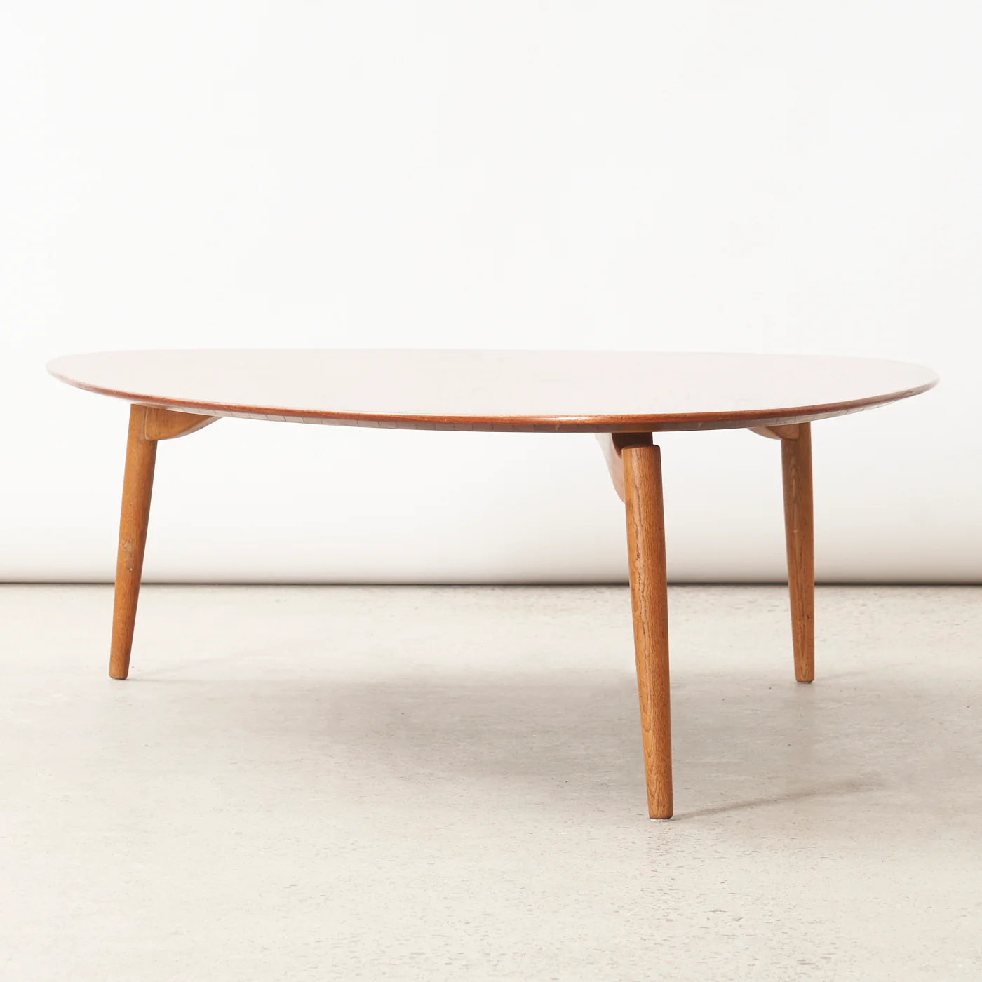 'T12' Teak & Oak Coffee Table by Arne Vodder for George Tanier - Image 7
