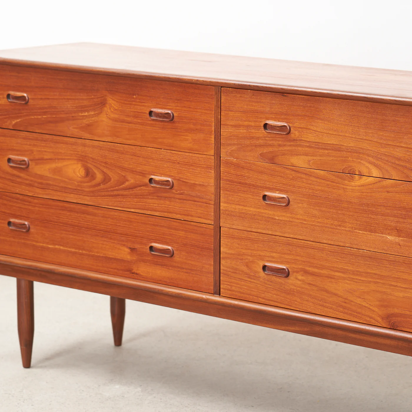 Teak 6-Drawer Dresser - Image 10