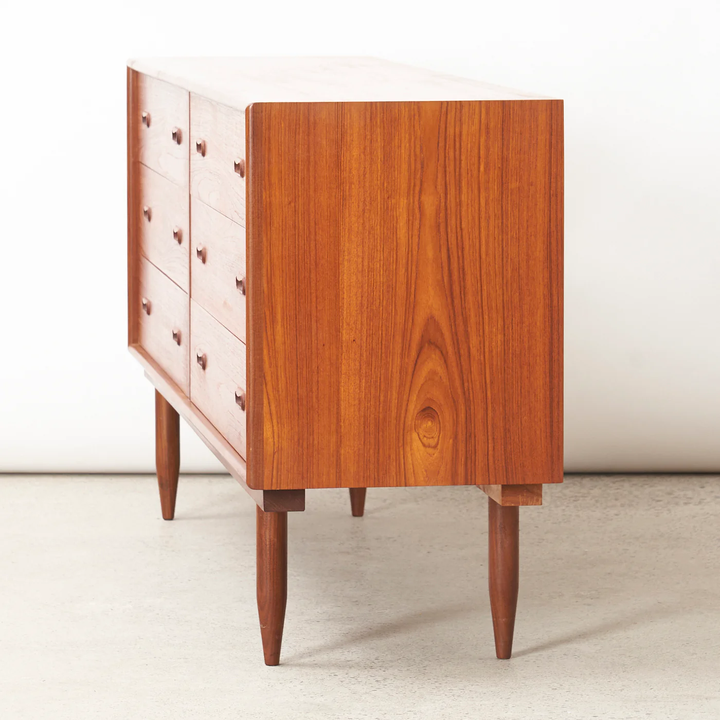 Teak 6-Drawer Dresser - Image 7