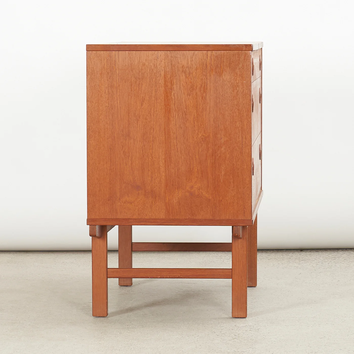 Teak 3-Drawer Dresser by Folke Ohlsson for Dux, Sweden - Image 3