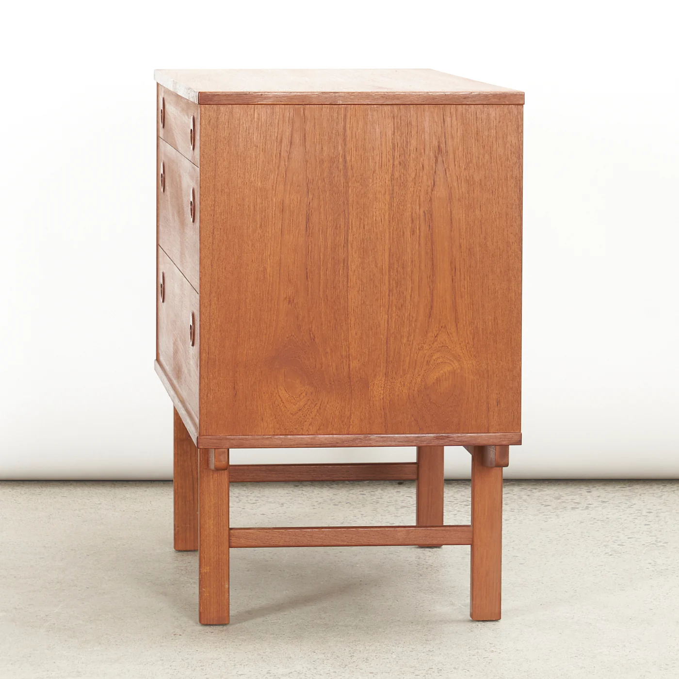 Teak 3-Drawer Dresser by Folke Ohlsson for Dux, Sweden - Image 5