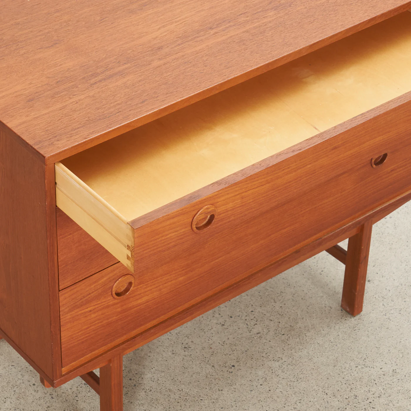 Teak 3-Drawer Dresser by Folke Ohlsson for Dux, Sweden - Image 6