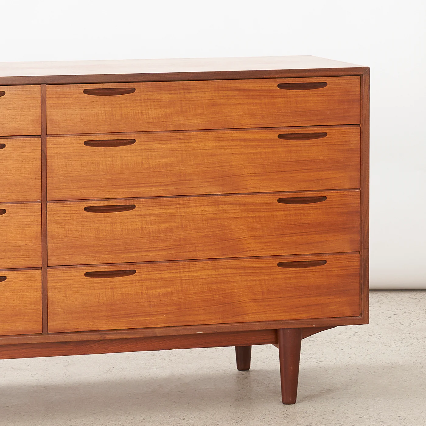 Teak 8-Drawer Dresser by Ib Kofod Larsen for Brande Møbelfabrik, Denmark - Image 10