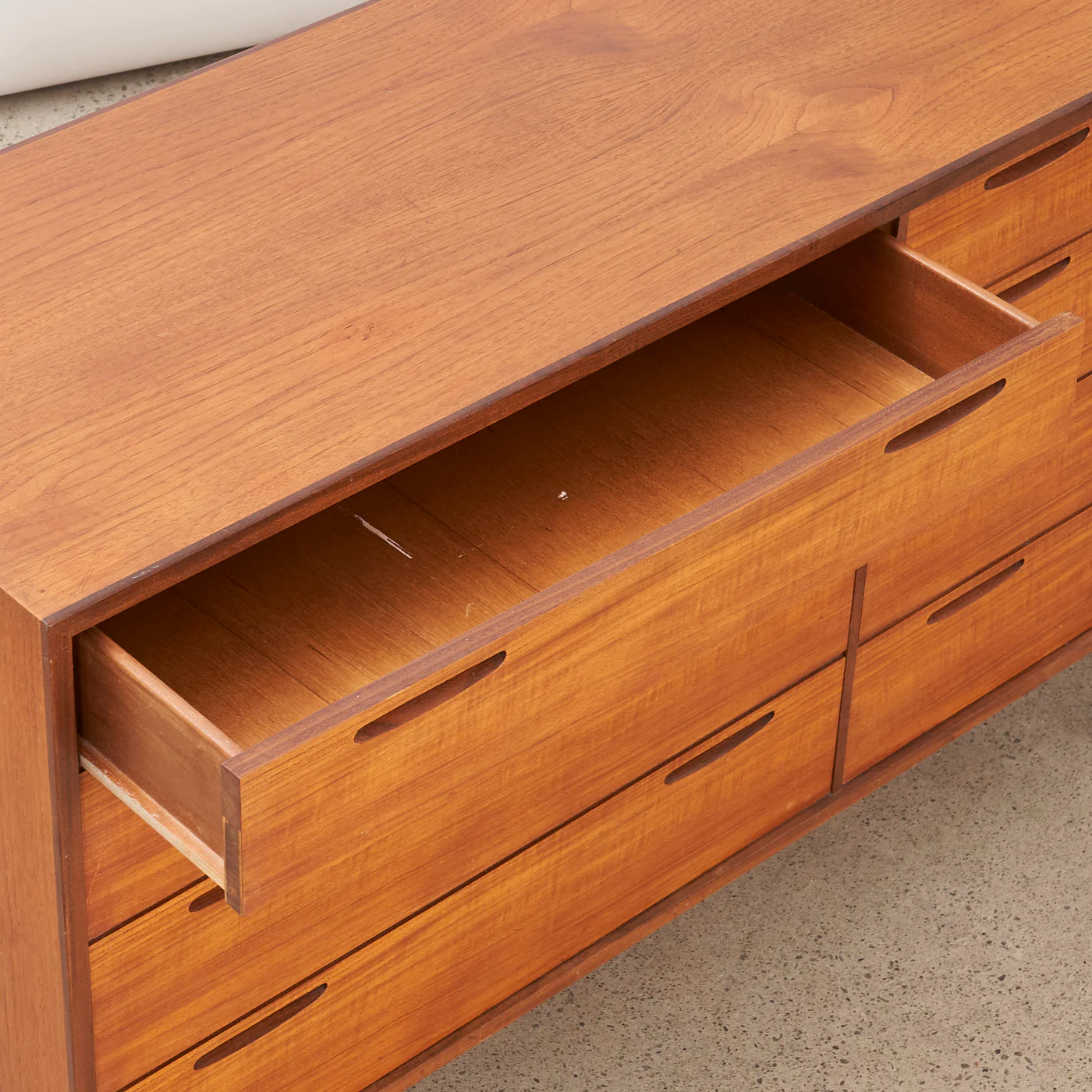 Teak 8-Drawer Dresser by Ib Kofod Larsen for Brande Møbelfabrik, Denmark - Image 12
