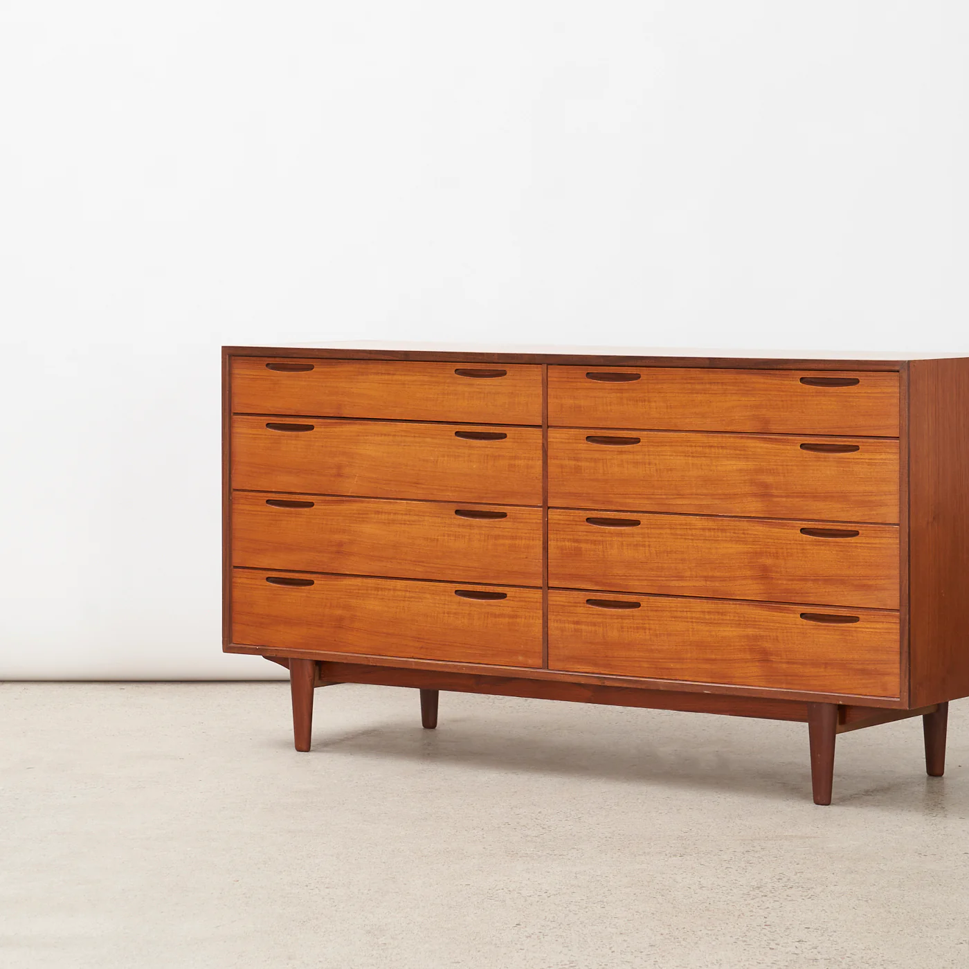 Teak 8-Drawer Dresser by Ib Kofod Larsen for Brande Møbelfabrik, Denmark - Image 15