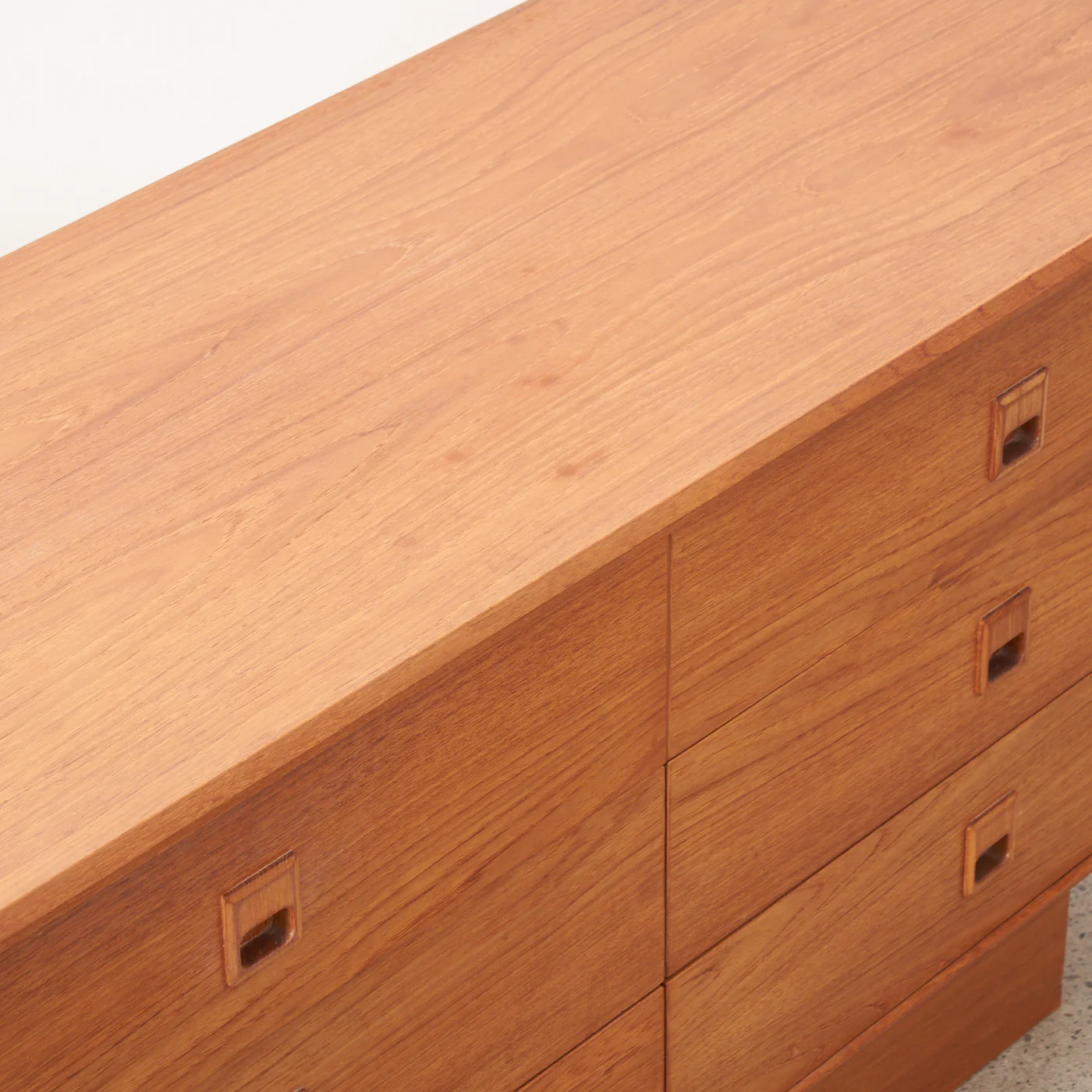 Teak 9 Drawer Dresser - Image 9