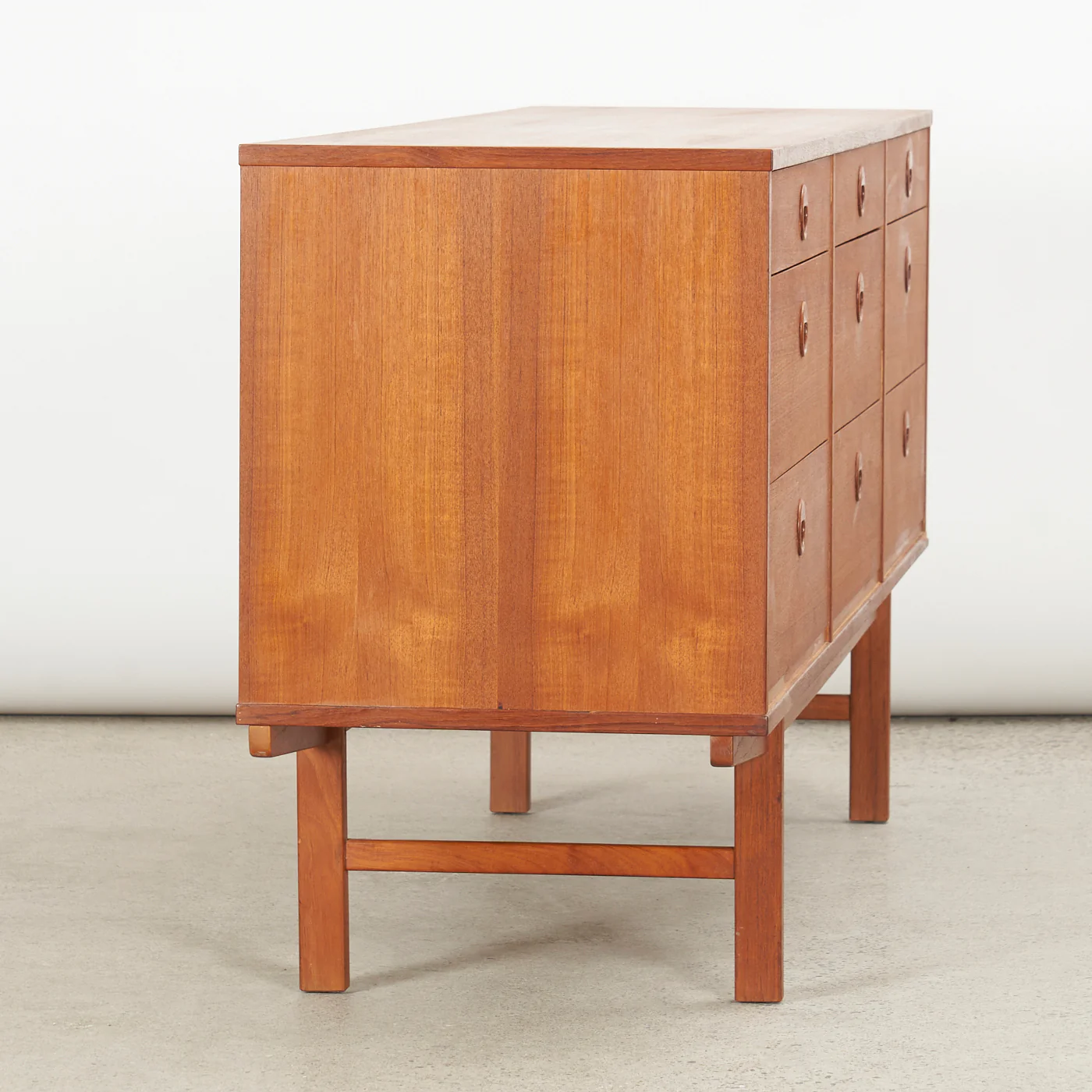 Teak 9-Drawer Dresser by Folke Ohlsson for Dux, Sweden - Image 3