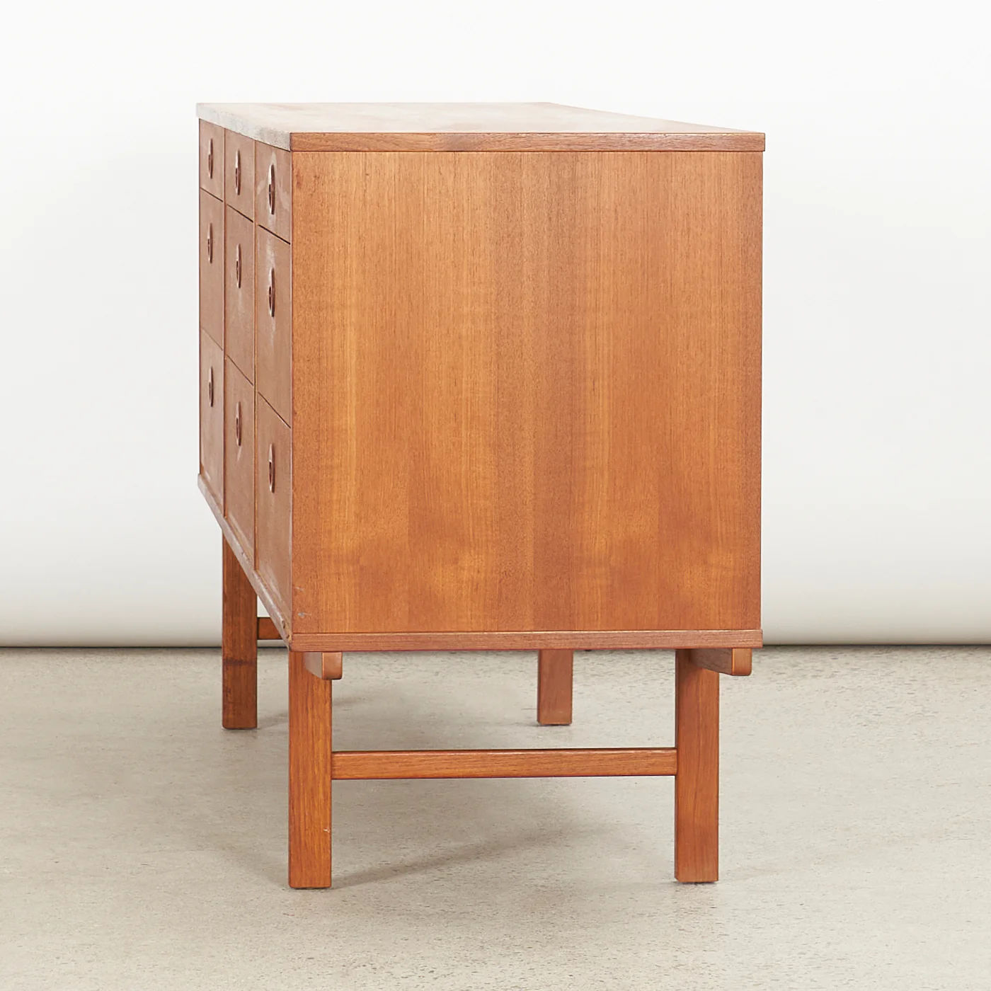 Teak 9-Drawer Dresser by Folke Ohlsson for Dux, Sweden - Image 7