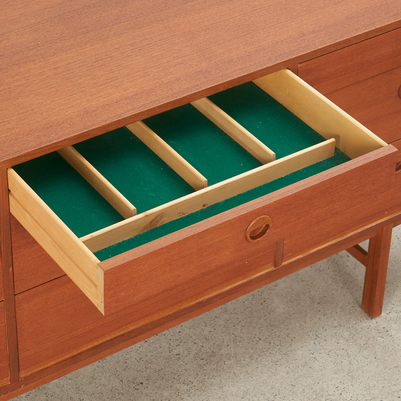 Teak 9-Drawer Dresser by Folke Ohlsson for Dux, Sweden - Image 8