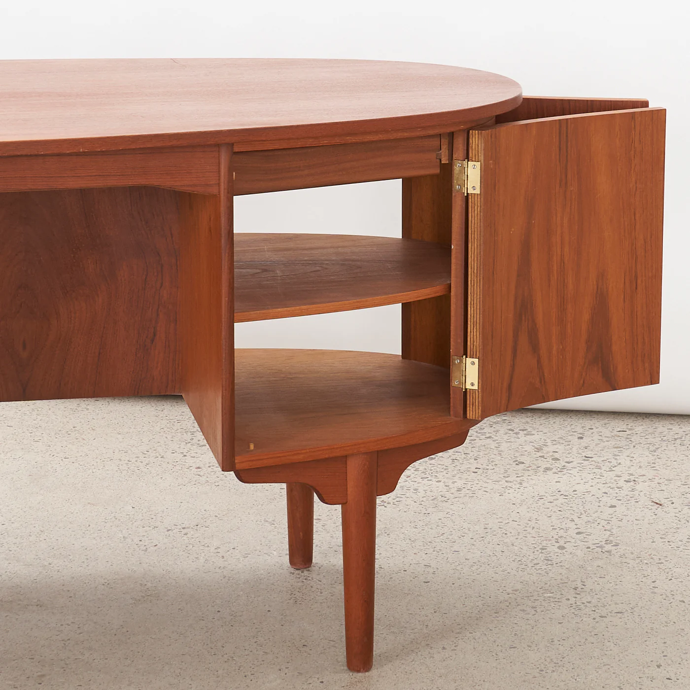 Teak 'Bullet' Desk by H.P. Hansen Møbelindustri, Denmark - Image 12