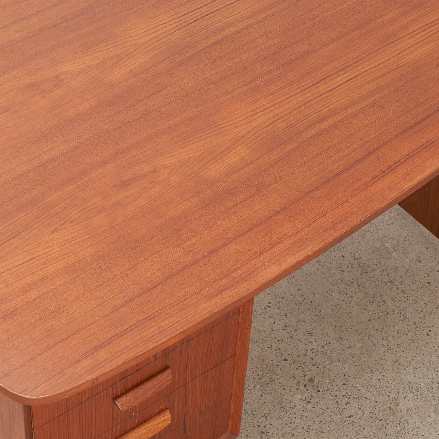 Teak 'Bullet' Desk by H.P. Hansen Møbelindustri, Denmark - Image 14