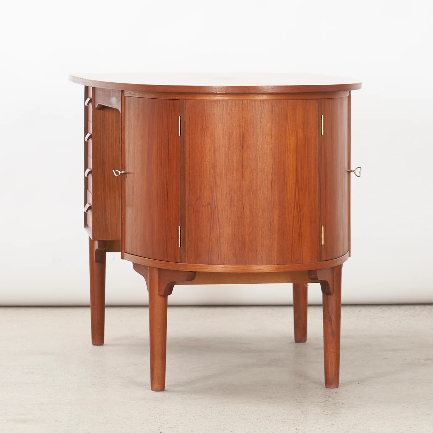 Teak 'Bullet' Desk by H.P. Hansen Møbelindustri, Denmark - Image 7