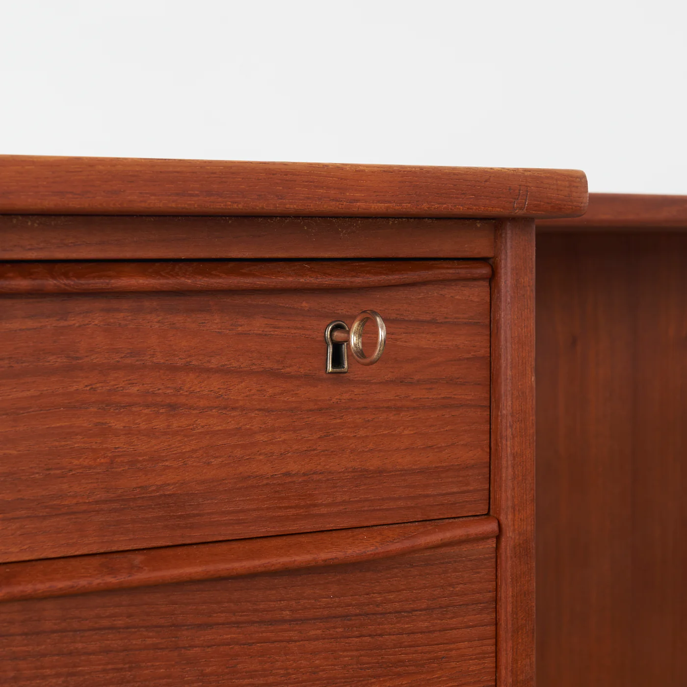 Teak Desk w/ Bar Cabinet by Peter Løvig Nielsen, Denmark - Image 8