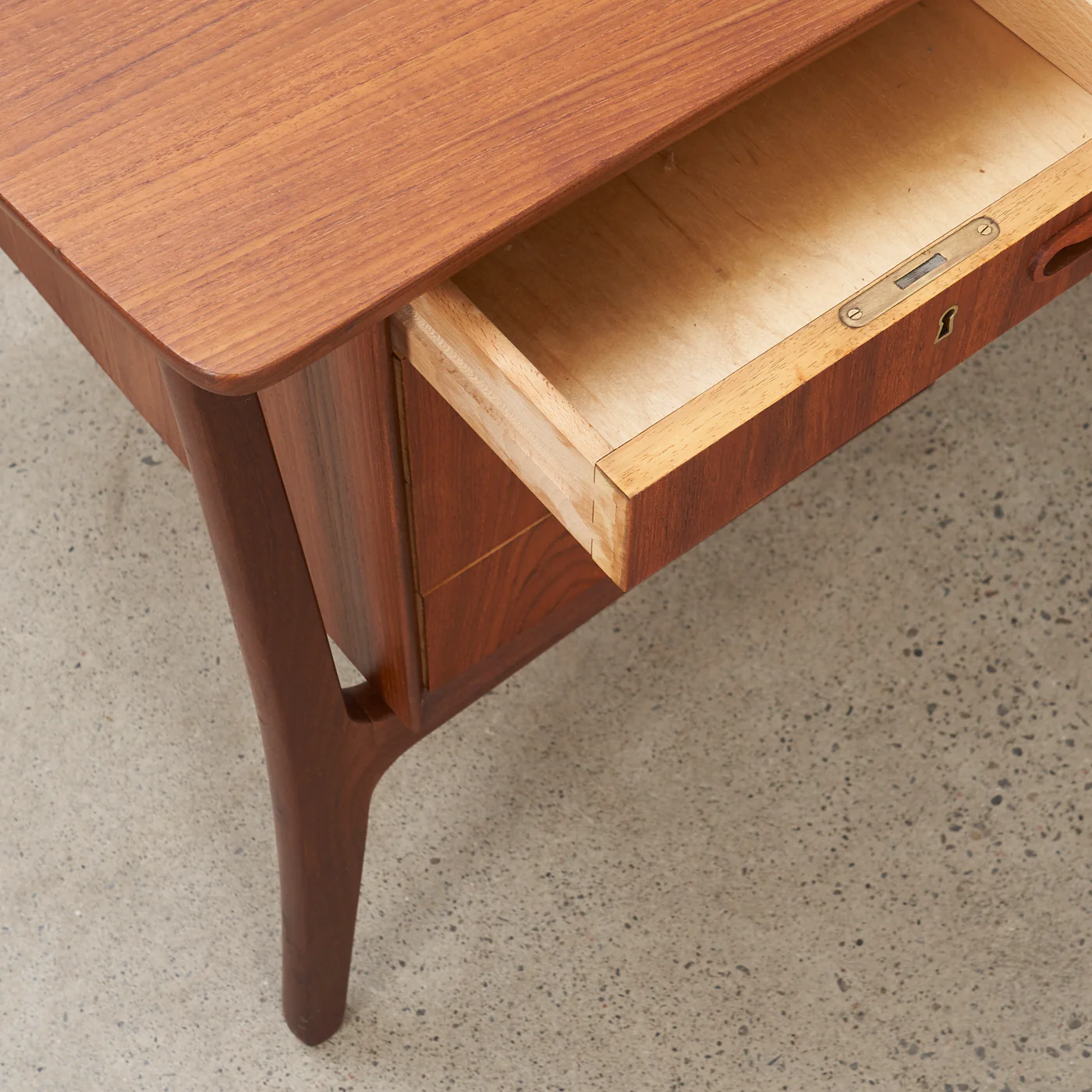 Teak Desk by Svend Åage Madsen for H.P. Hansen Møbelindustri, Denmark - Image 11