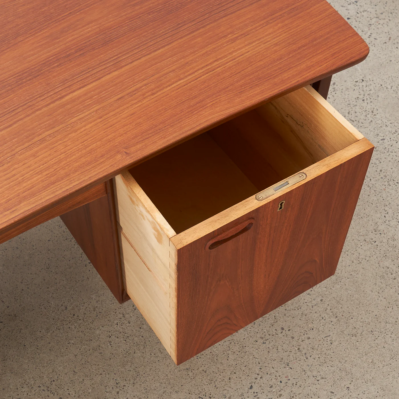 Teak Desk by Svend Åage Madsen for H.P. Hansen Møbelindustri, Denmark - Image 12