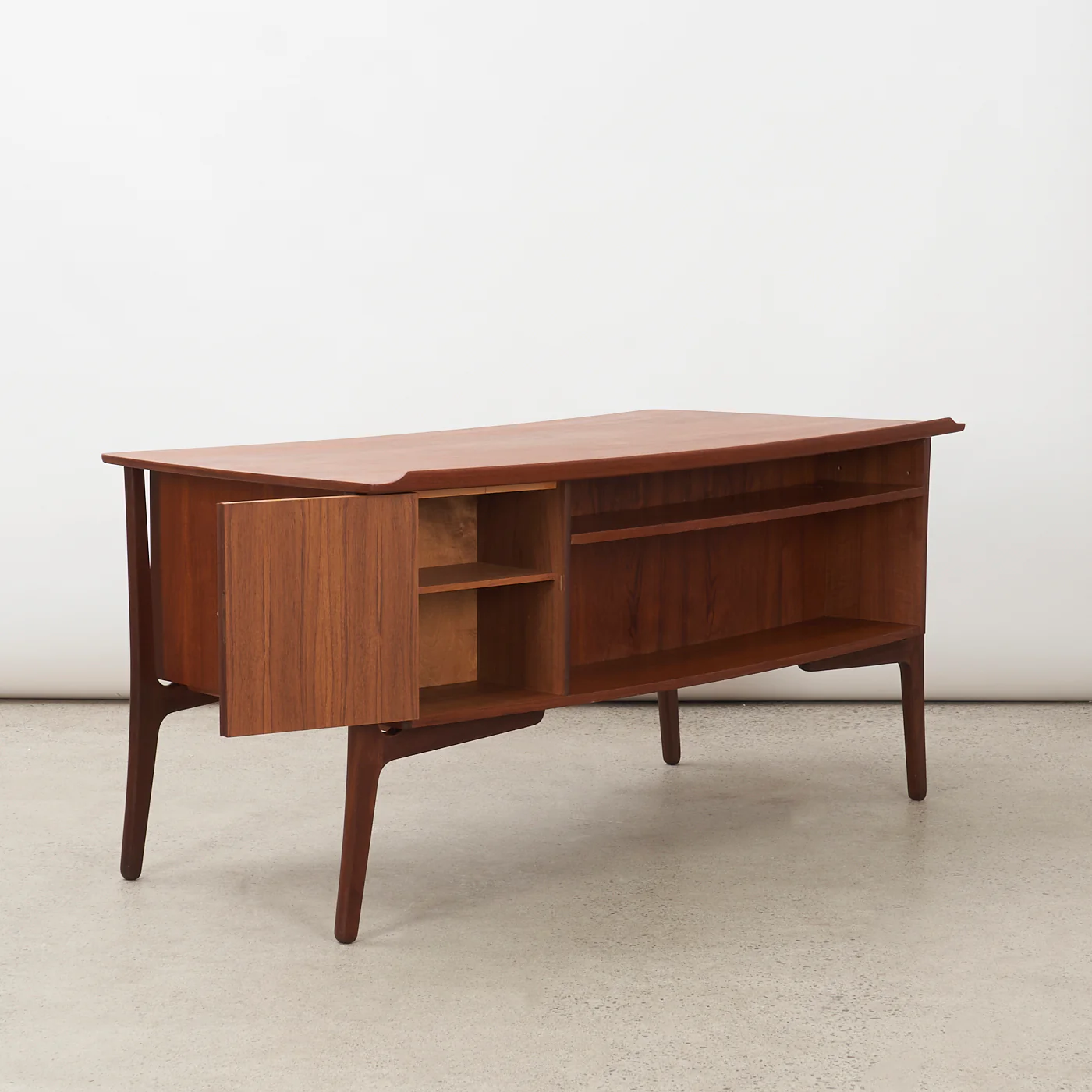 Teak Desk by Svend Åage Madsen for H.P. Hansen Møbelindustri, Denmark - Image 4