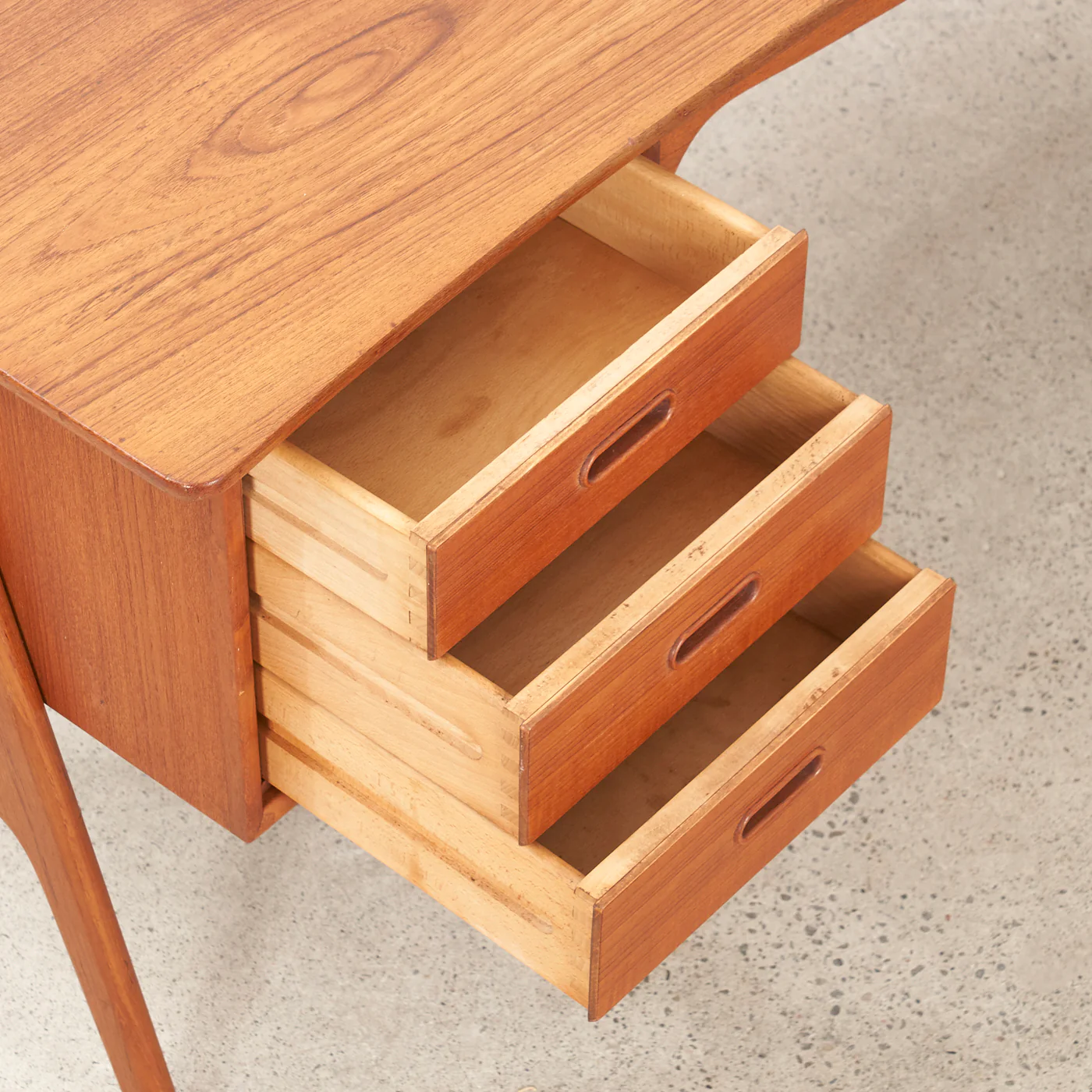 Teak Desk by Svend Åage Madsen for Sigurd Hansen Møbelfabrik, Denmark - Image 9