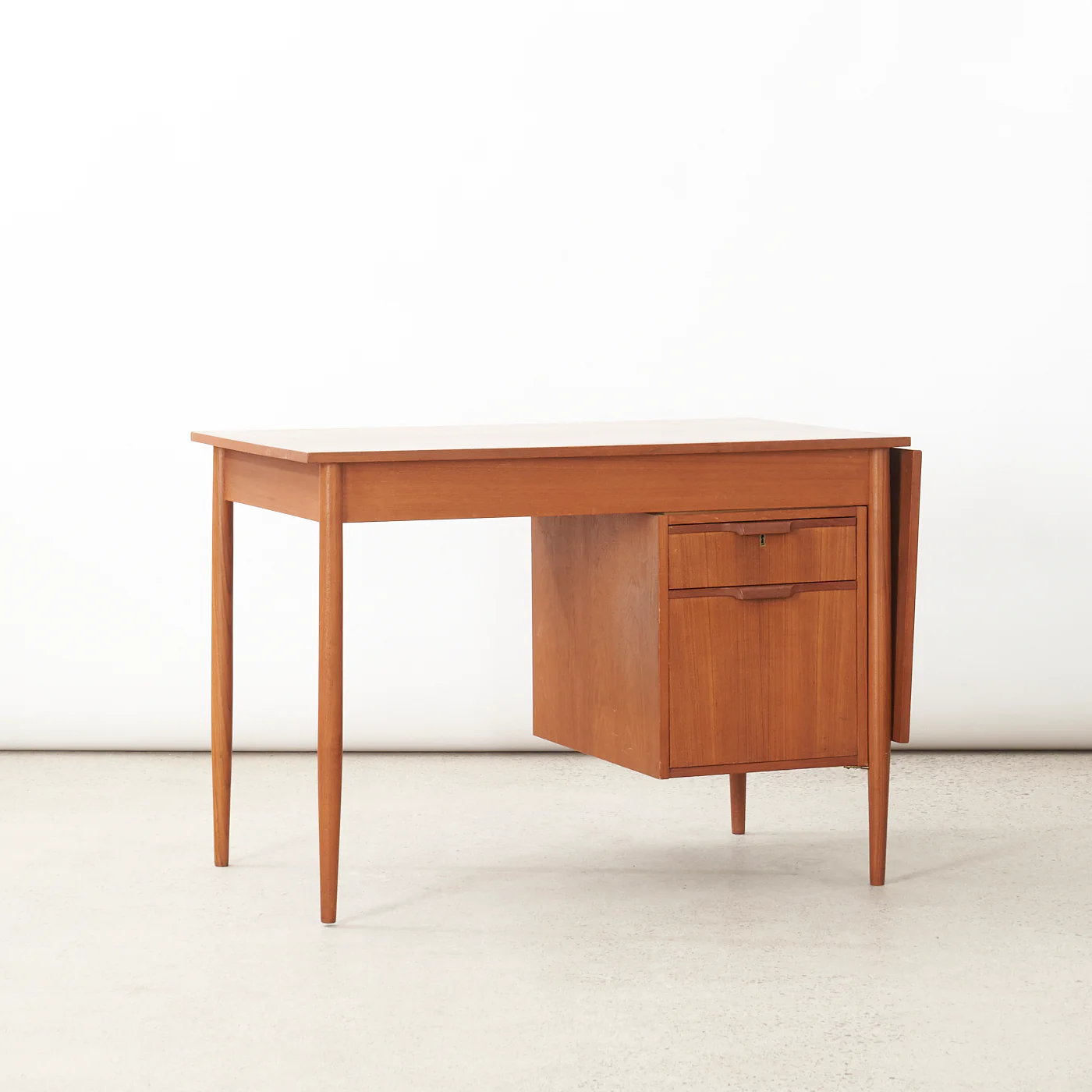 Teak Desk w/ Drop Leaf, Denmark