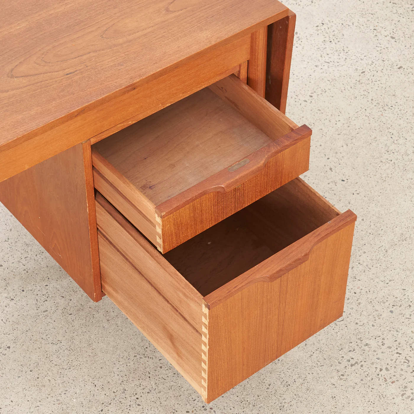 Teak Desk w/ Drop Leaf, Denmark - Image 10