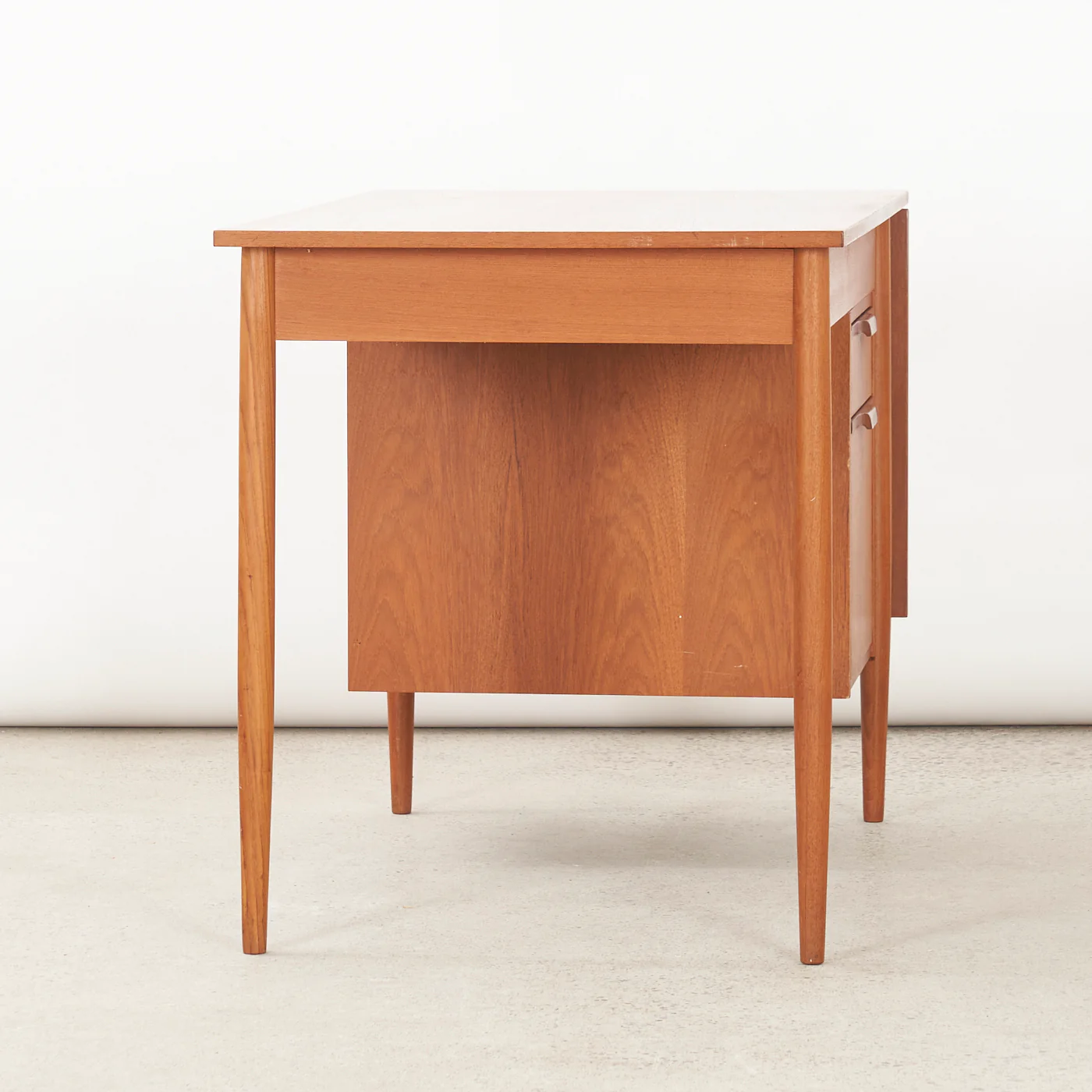 Teak Desk w/ Drop Leaf, Denmark - Image 4