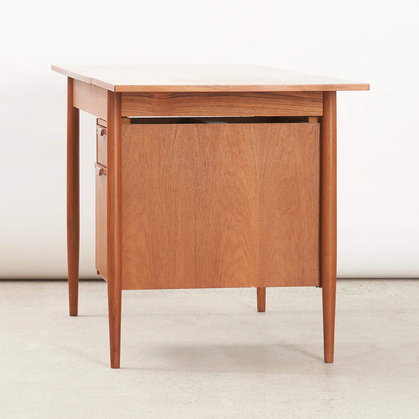 Teak Desk w/ Drop Leaf, Denmark - Image 8