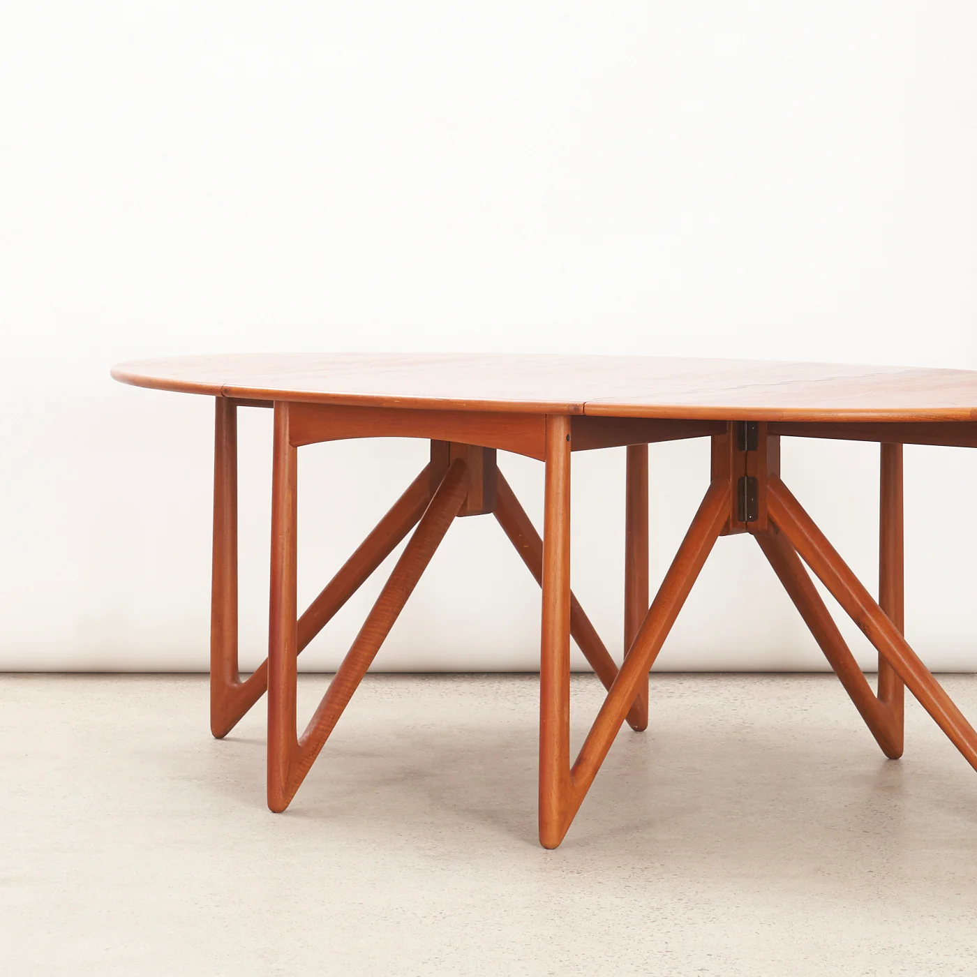 Teak Drop-Leaf Dining Table by Kurt Østervig for Jason Möbler, Denmark - Image 11