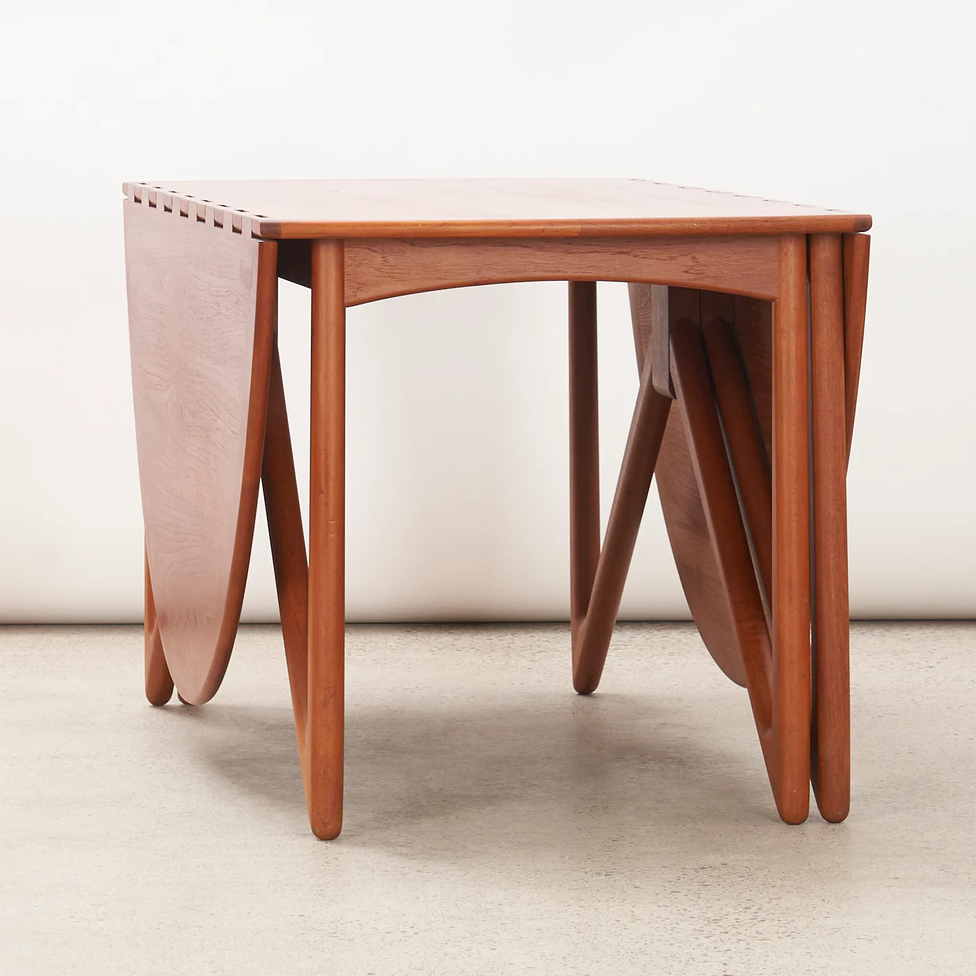 Teak Drop-Leaf Dining Table by Kurt Østervig for Jason Möbler, Denmark - Image 7