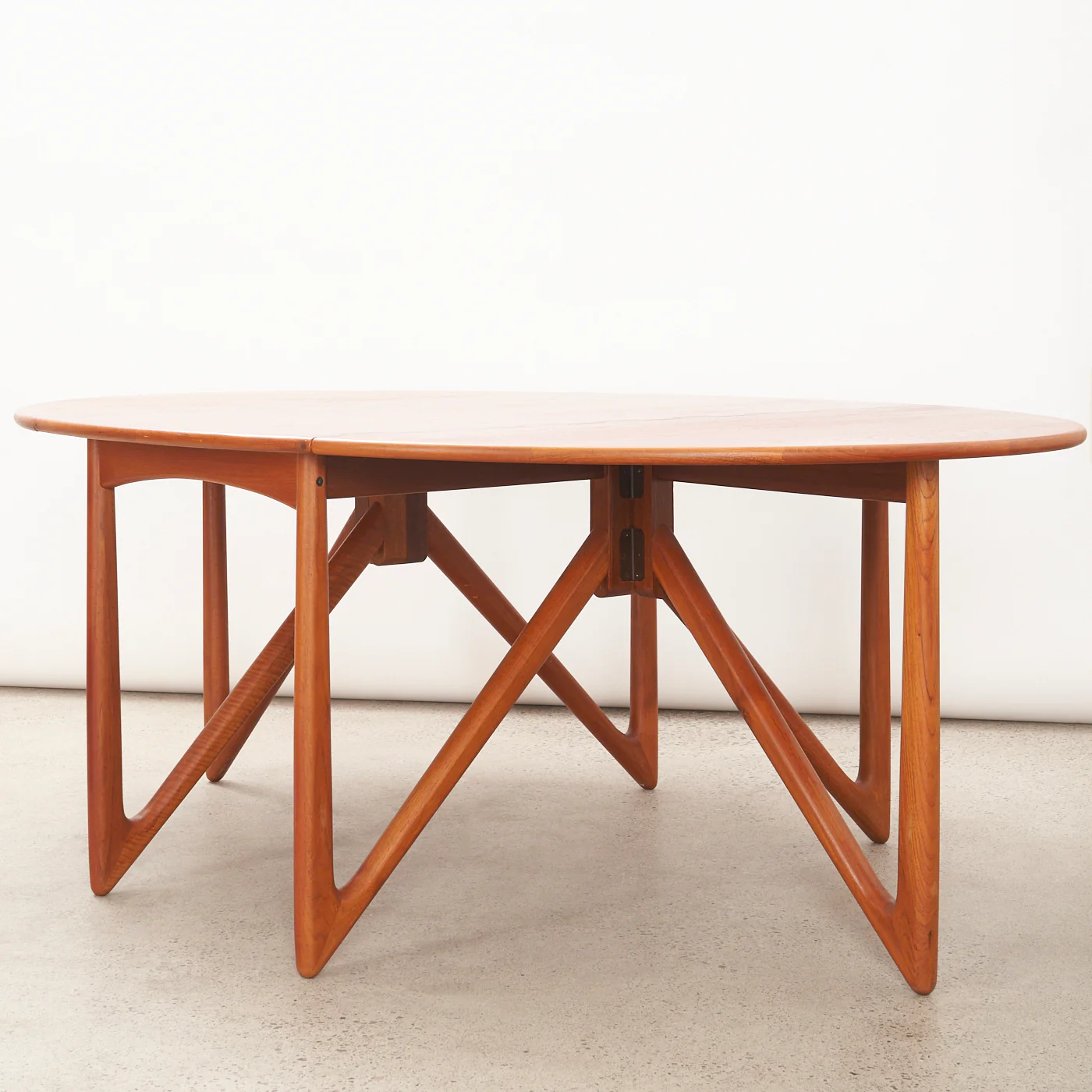 Teak Drop-Leaf Dining Table by Kurt Østervig for Jason Möbler, Denmark - Image 8