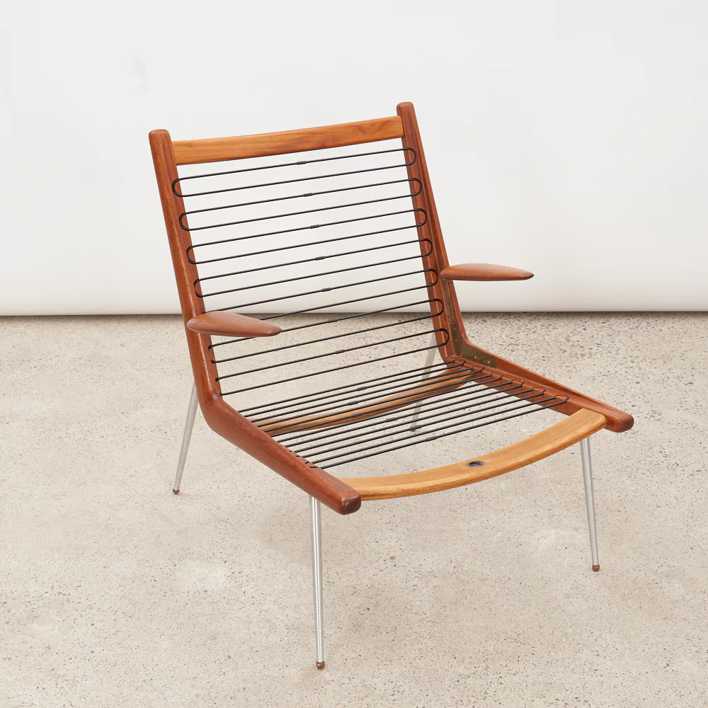 Teak 'FD-134' aka 'Boomerang' Lounge Chair by Peter Hvidt & Orla Mølgaard Nielsen for France & Daverkosen, Denmark - Image 12