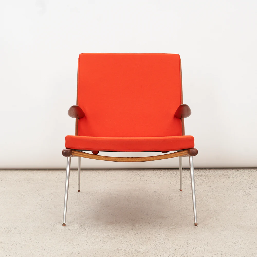 Teak 'FD-134' aka 'Boomerang' Lounge Chair by Peter Hvidt & Orla Mølgaard Nielsen for France & Daverkosen, Denmark - Image 6
